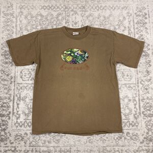 Wild Gear Embroidered Fly Free Butterfly Floral Unisex Flaws T Shirt Size XL